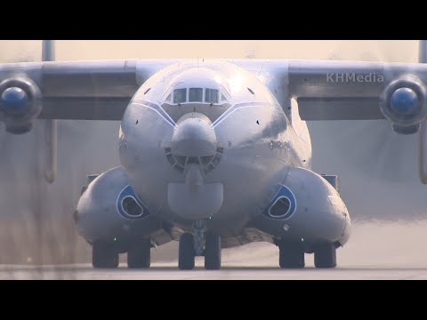 Видео: вылет Ан-22 Антей RF-09309