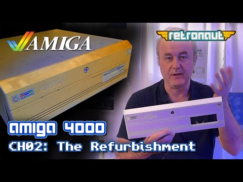 Видео: Можно ли отремонтировать сильно пожелтевший Amiga 4000?
