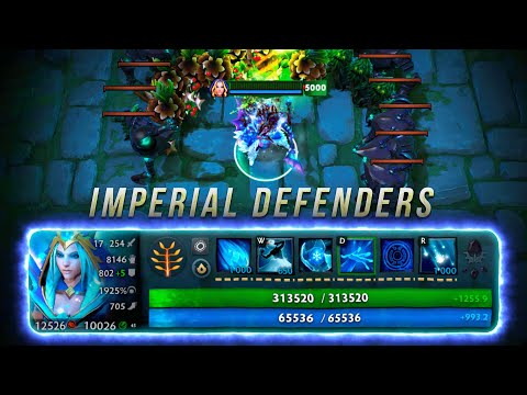 Видео: Crystal Maiden с новыми скилами в Дота 2 Imperial Defenders