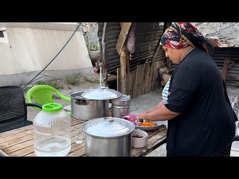 Видео: Повседневная жизнь в горной деревне / Приготовление традиционного супа