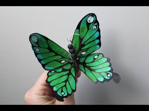 Видео: Бабочка из мастики