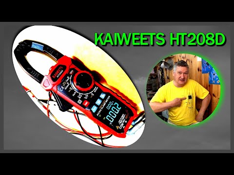 Видео: Токовые клещи  KAIWEETS HT208D для радиомастера.  Clamp Meter 1000A.