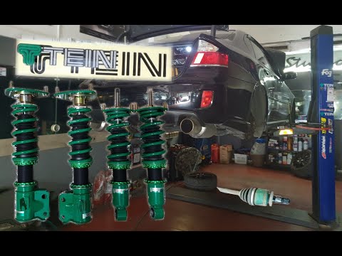 Видео: Койловеры TEIN FLEX Z Установка и отзыв. Tein Flex Z Coilovers Installation & Review.