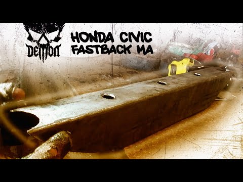 Видео: Кузовня [5.3] Ремонт и усиление заднего подрамника - Honda Civic fastback ma