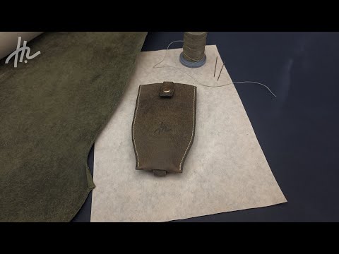 Видео: Создание ключницы «Aspen» из итальянской кожи Pueblo | Ручная работа от А до Я