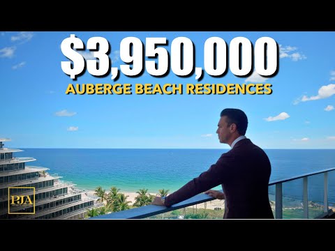 Видео: Осмотрите квартиру на берегу океана за 4 000 000 долларов | Auberge Beach | Питер Дж. Анкона