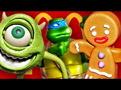 Видео: Игрушки ХЭППИ МИЛ из МакДональдс Нашего Детства!
