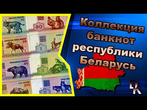 Видео: Коллекция банкнот Республики Беларусии 🇧🇾/ Republic of Belarus banknotes collection 🇧🇾