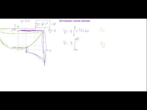 Видео: Интеграл және көлем. Оу