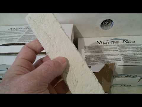 Видео: Гипсовый камень . Простой способ поклейки. 1 ч. Вступление.