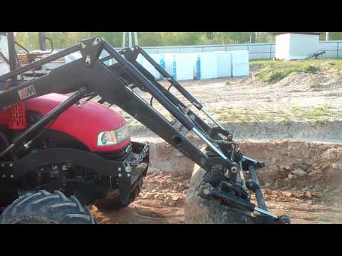 Видео: переделка фронтального погрузчика Донг Фенг 244