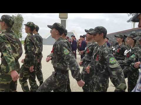 Видео: Конкурс ЮПП, отряд "Молния", г. Слободзея. Строевая подготовка.