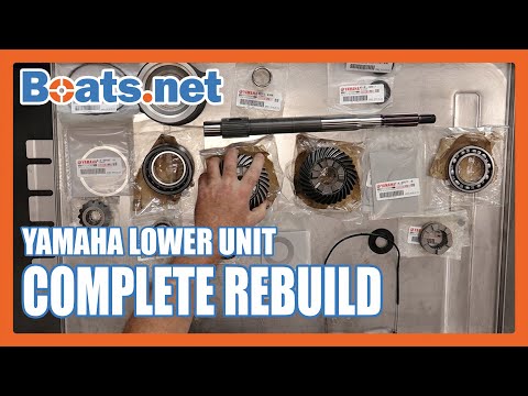 Видео: Ремонт нижнего блока подвесного мотора Yamaha | Ремонт нижнего блока Yamaha F225 | Boats.net