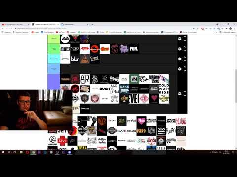 Видео: тирлист по рок группам(170 групп)