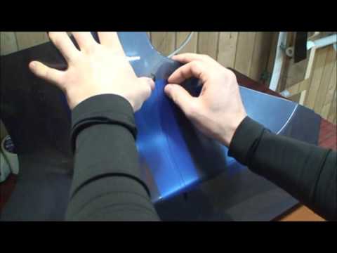 Видео: Автовинил. Как резать пленку на кузове авто