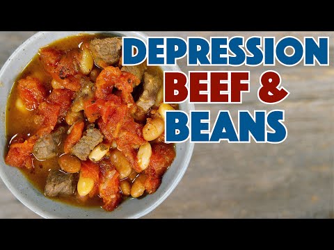Видео: Рецепт фасоли и говядины времён Великой депрессии 1930 года — Old Cookbook Show — Glen And Friend...