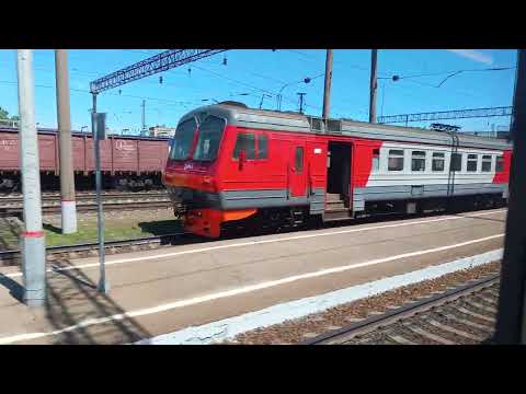 Видео: Отправление со станции Рязань-1 на Экспрессе "Рязань-Москва"