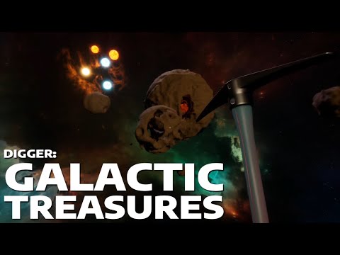 Видео: Добываем ценные ресурсы - Digger: Galactic Treasures - часть 2
