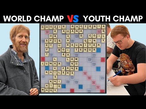 Видео: Чемпион мира по Scrabble🏆 против чемпиона юниоров по Scrabble🏆