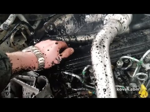 Видео: Картерные газы привели к попаданию масла в цилиндр, Renault Megane II 1.5d, K9K