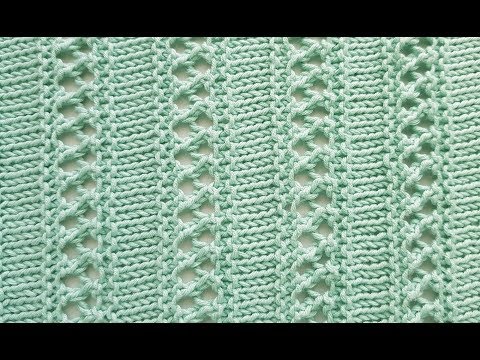 Видео: Узор спицами (для бактуса). Экспресс МК