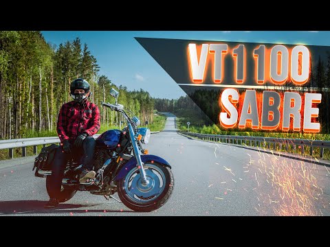 Видео: Типичный крузер. HONDA VT1100 SHADOW SABRE. Первые впечатления.