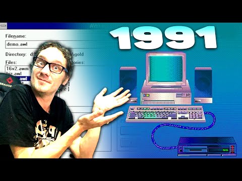 Видео: Топовые мультимедиа в Windows 3.11 из 1991 года. Какими были? Нифёдов. [Перезалив с Rutube]