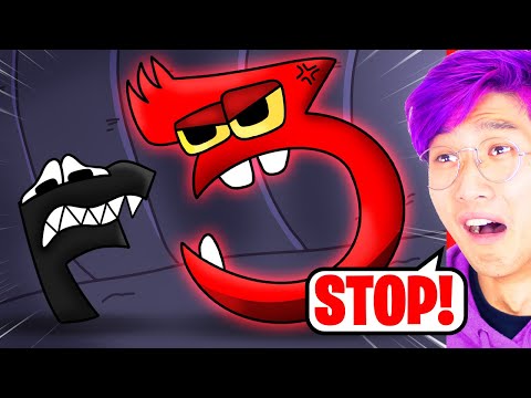 Видео: LANKYBOX Реагирует На NUMBER LORE 3!? (ALPHABET LORE vs NUMBER LORE!)