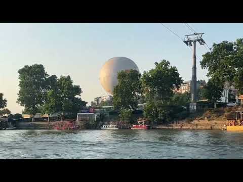 Видео: Тбилиси - кораблик на реке Кура