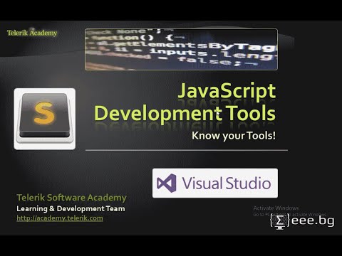 Видео: Уеб технологии - 12. Инструменти за разработка на JavaScript (2014)