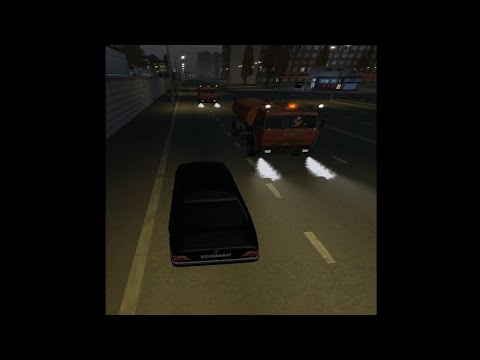 Видео: лайт | шашки | W124 | встречка | 