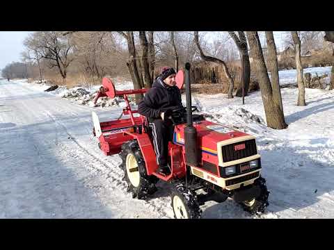 Видео: Мини трактор из под японского дедушки. Yanmar F13D 4WD