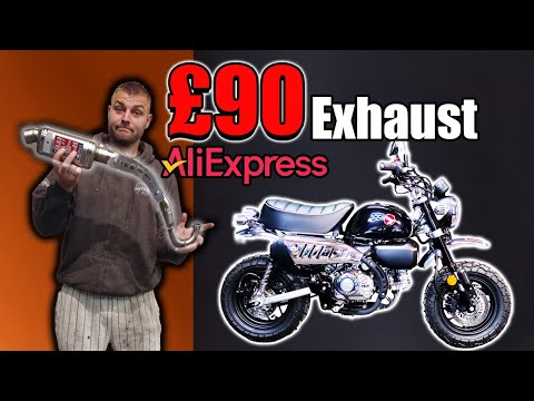 Видео: Обзор выхлопной системы Honda Monkey AliExpress 2025 года — хороша ли система за 90 фунтов стерли...
