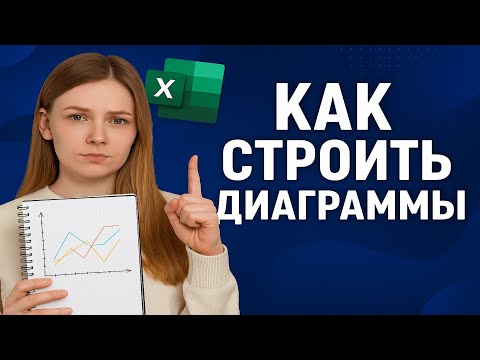 Видео: Как строить диаграммы в Excel  гистограмма, круговая и график | Excel Charts Tutorial