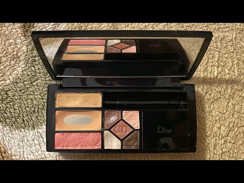 Видео: АСМР Шепот Обзор дорожной палетки Dior / ASMR Dior Makeup Travel Kit review