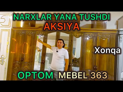 Видео: OPTOM 363 MEBEL.NARXLAR YANA TUSHDI AKSIYA | МЕБЕЛЬ 363