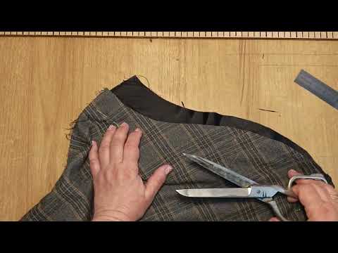 Видео: Укорачиваю рукава на пиджаке от плеча.