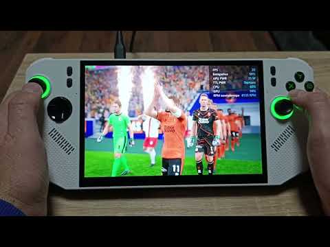 Видео: Тесты на MSI claw A8 в игре E football