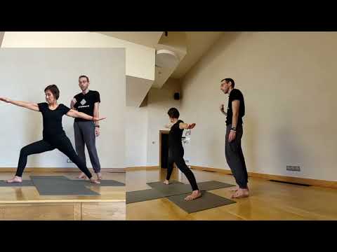 Видео: Вирабхадрасана 2 - правки