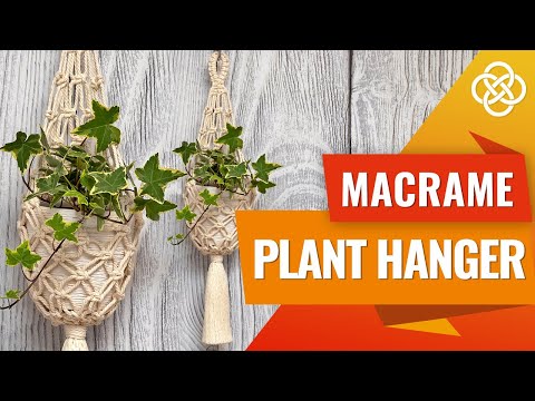 Видео: Макраме кашпо без кольца | DIY  | Урок макраме