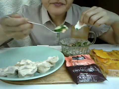 Видео: МУКБАНГ пельмешки домашние, манго