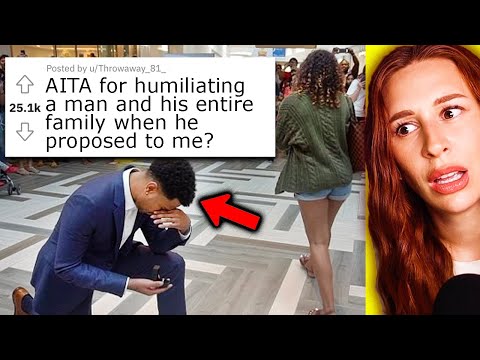 Видео: Драма о предложении руки и сердца, которая попала в AITA — РЕАКЦИЯ