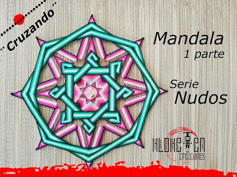 Видео: 💥 ¨пересечение¨ часть 1 - мандала сплетенная из шерсти - ручная работа