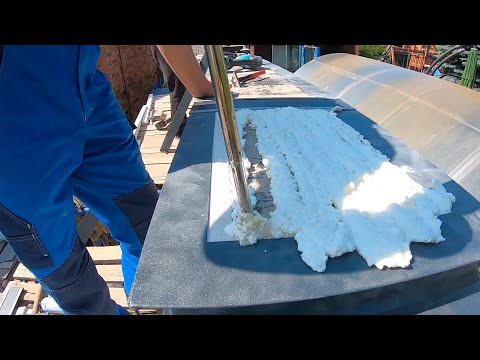 Видео: КАК ДЕЛАТЬ ПАРАПЕТНЫЕ КРЫШКИ ДЛЯ ЗАБОРА И КРОВЛИ. МОНТАЖ ОТЛИВОВ НА КЛЕЙ ПЕНУ
