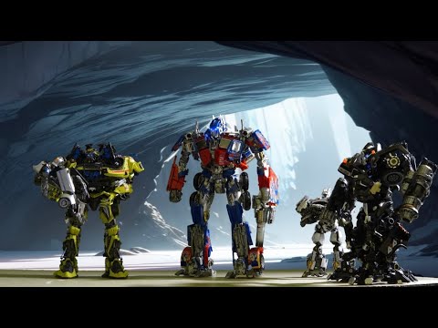 Видео: Трансформеры покадровая съемка Оптимус Прайм против Скорджа, сезон 1