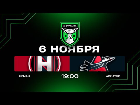 Видео: Неман - Авиатор | 06.11.2025 | Экстралига | Прямая трансляция