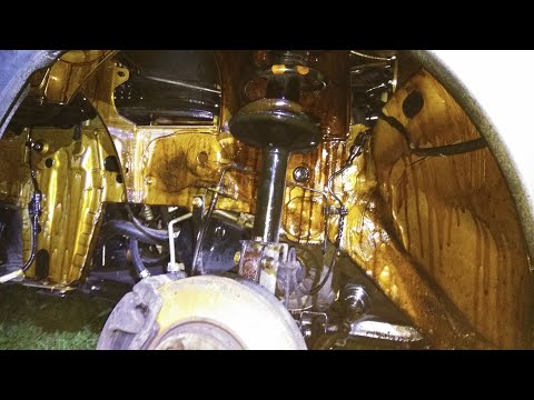 Видео: Лада Ларгус – Антикоррозионная обработка материалами Mercasol после обработки Krown