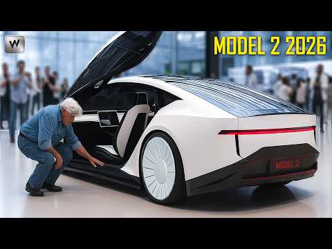 Видео: ОФИЦИАЛЬНО! Tesla Model 2 Илона Маска за 11 795 долларов: шокирующий интерьер с бесплатным Starlink