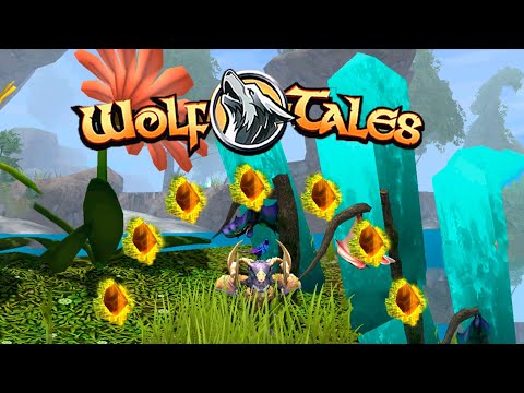 Видео: Собираем все кристаллы на НЕБЕСНЫХ ОСТРОВАХ в Wolf Tales