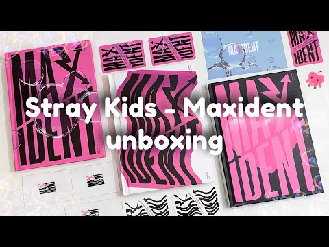 Видео: ֪ 🫧💘 ۫  распаковка альбомов Stray Kids - Maxident ⋆｡˚ (T-Crush, Heart & Go Ver.) unboxing